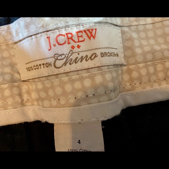 J. Crew Women’s Black Chino Shorts, Size 4 - Picture 5 of 5